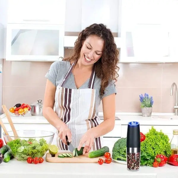 MOEDOR DE SAL E PIMENTA ELETRICO COM SENSOR