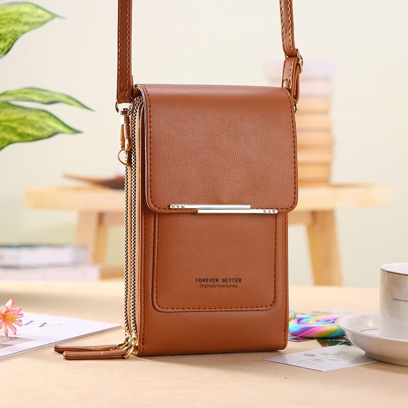 Bolsa Feminina de Couro Anti-Furto Forever Young