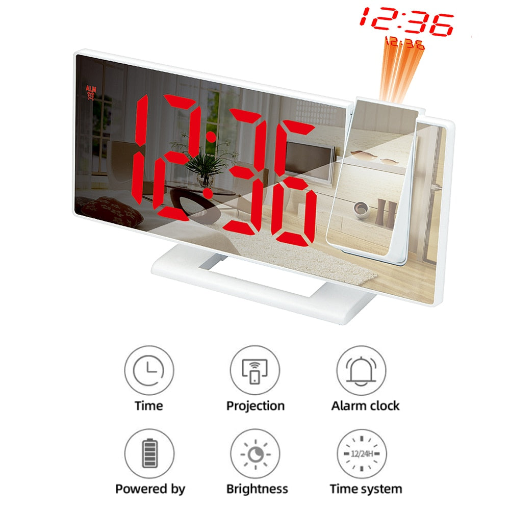 Relógio e Despertador Digital com Led 3D - TimeOne
