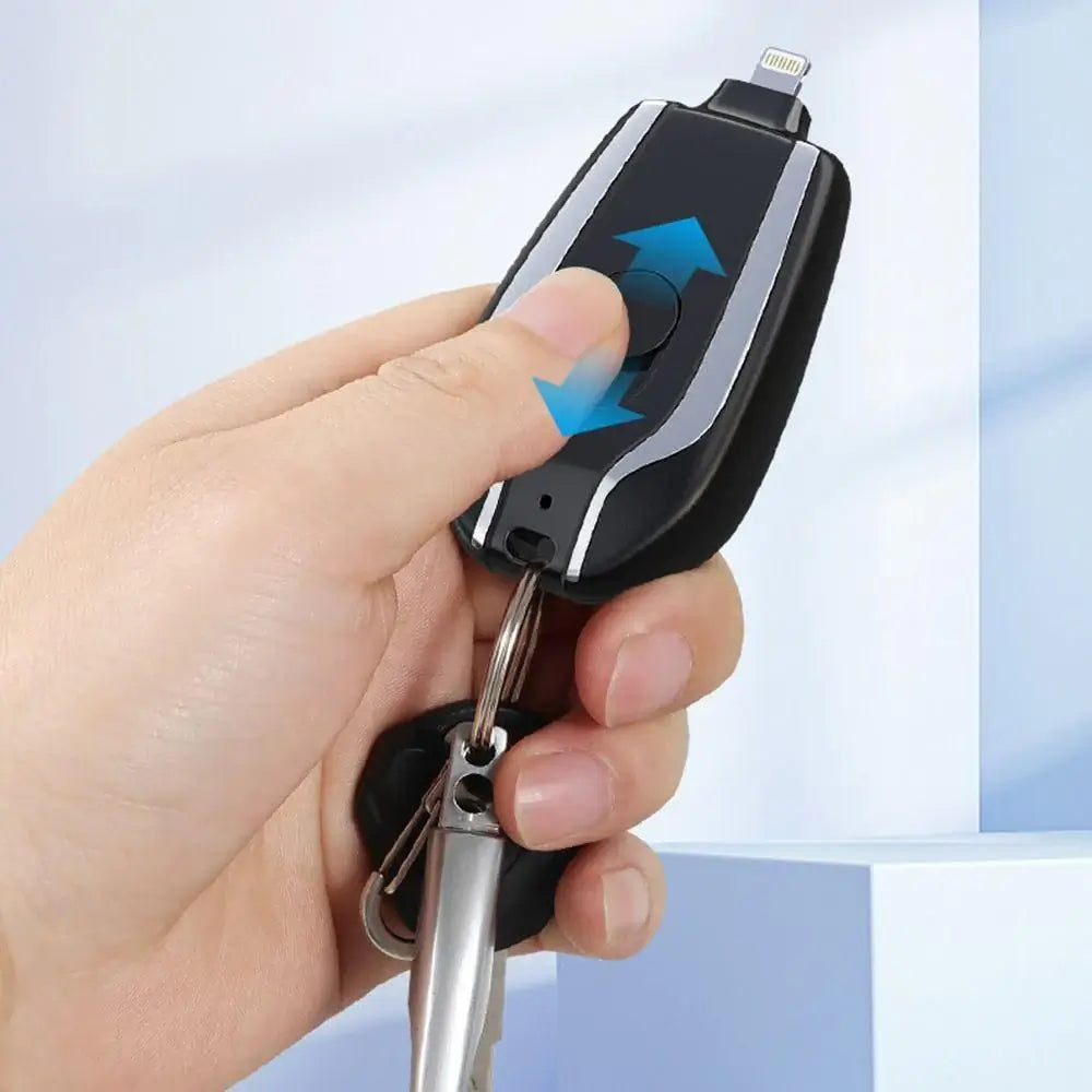 Mini carregador portátil chaveiro